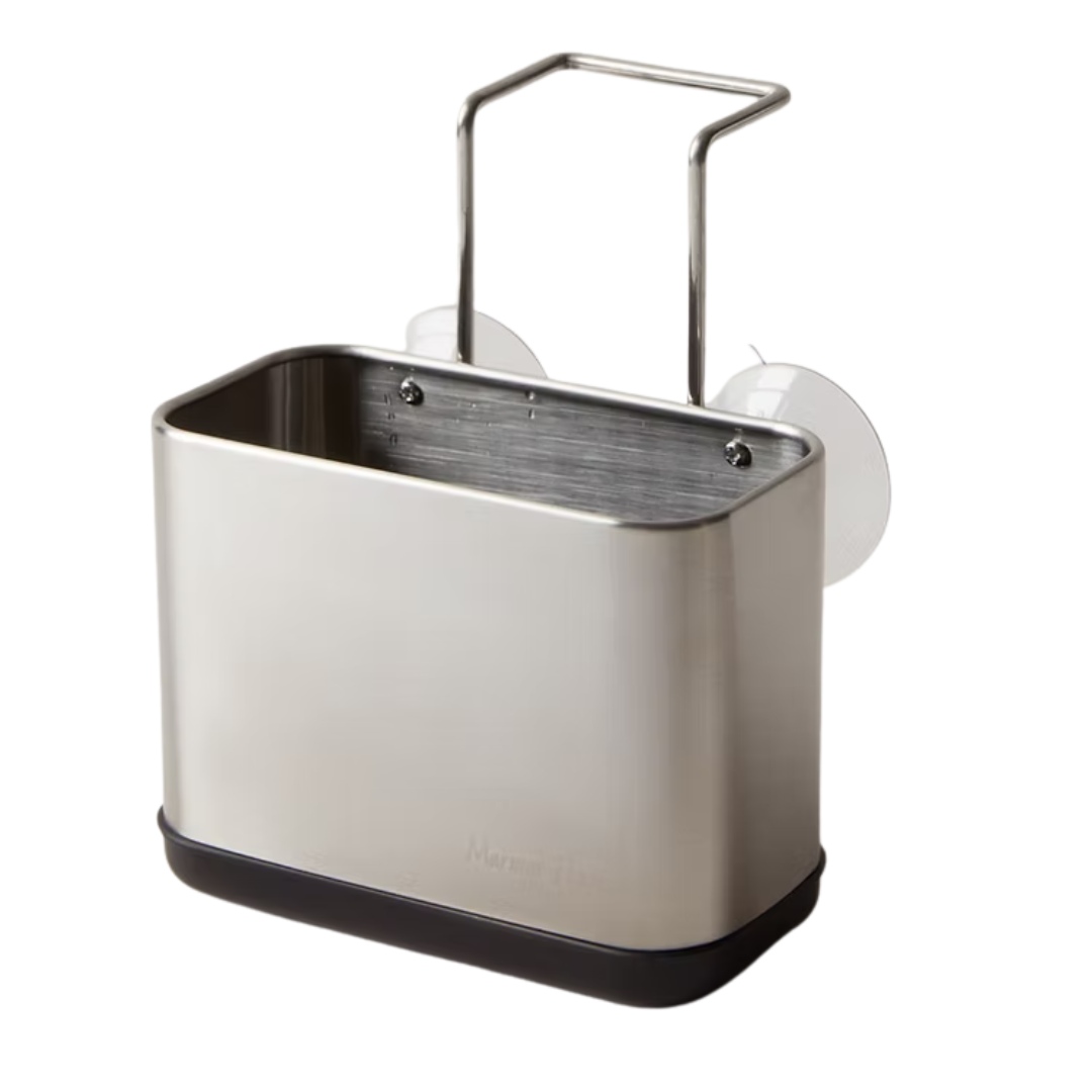 המתקן לכיור נועד לשמור על סביבת מטבח וכיור נקייה ומסודרת.

הוא עשוי מחומר עמיד וקשיח וכולל תא אחסון ייעודי לכלי ניקוי (ספוגים, סבון וכו'). בסיס המתקן מחורר ומיועד לניקוז מהיר של נוזלים, מה שמסייע למזער היווצרות של בקטריות וחיידקים.