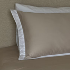 סט מצעים אוקספורד חול - כותנה מצרית - My Store