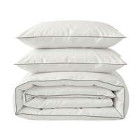 סט מצעים פספול כסף - כותנה מצרית