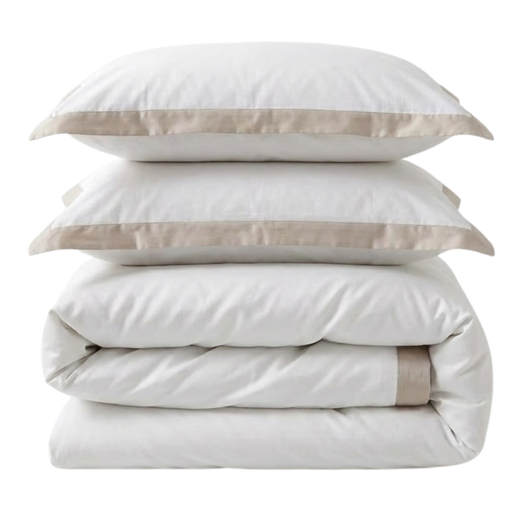 מצעי כותנה מצרית צפיפות 500, עשויים מסיבים דקים וחזקים עם כ-500 חוטים בכל אינץ', מה שהופך אותם לאיכותיים ועמידים לשנים רבות!

מצעים רכים ומפנקים שיהפכו את חדר השינה שלך להרגיש כמו בית מלון. מוצר הדגל שלנו, כותנה מצרית סרוגה באריגת סאטן, הצפיפות גבוהה והאיכותית לחוויית שינה מפנקת.