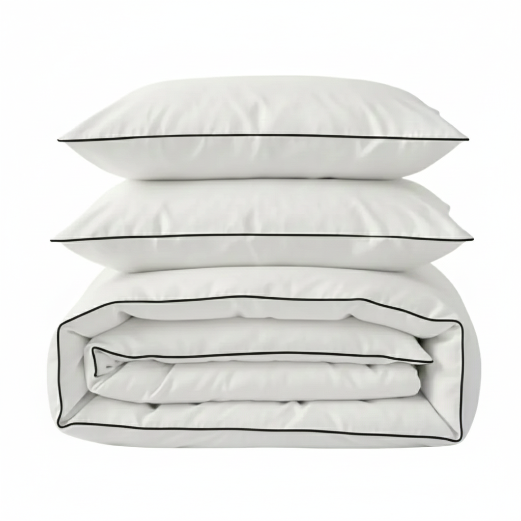 מצעי כותנה מצרית צפיפות 500, עשויים מסיבים דקים וחזקים עם כ-500 חוטים בכל אינץ', מה שהופך אותם לאיכותיים ועמידים לשנים רבות!

מצעים רכים ומפנקים שיהפכו את חדר השינה שלך להרגיש כמו בית מלון. מוצר הדגל שלנו, כותנה מצרית סרוגה באריגת סאטן, הצפיפות גבוהה והאיכותית לחוויית שינה מפנקת.