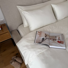 סט מצעים שמנת - כותנה מצרית - My Store