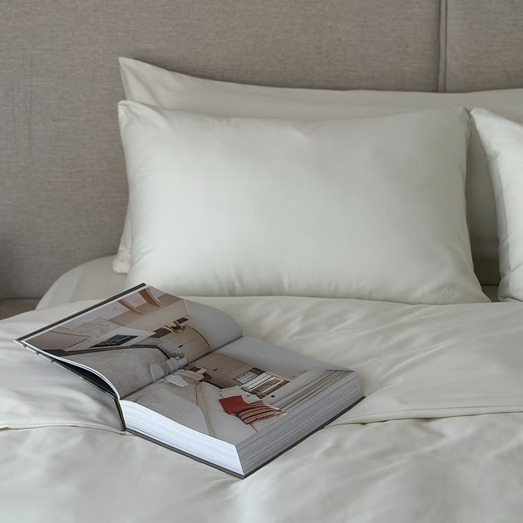 סט מצעים שמנת - כותנה מצרית - My Store